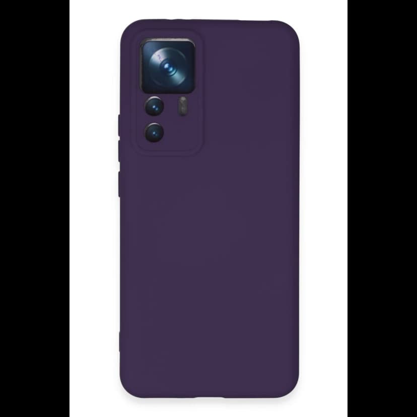 Newface Xiaomi Mi 12T Pro Kılıf Nano içi Kadife Silikon - Mor