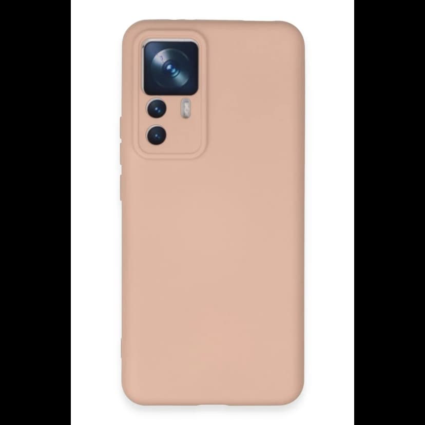 Newface Xiaomi Mi 12T Pro Kılıf Nano içi Kadife Silikon - Pudra