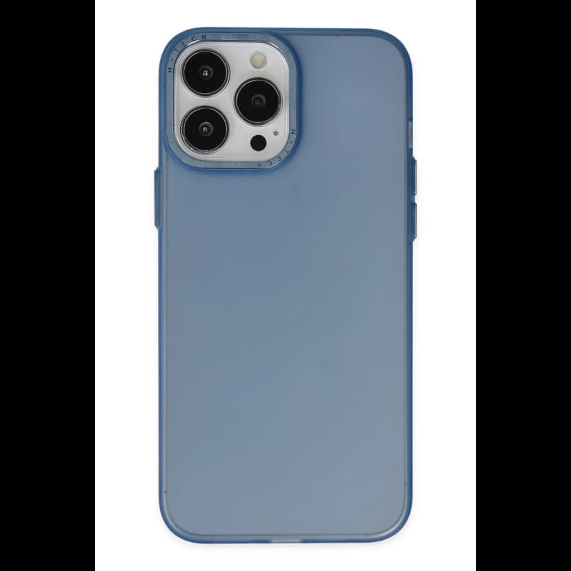 Newface Apple iPhone 14 Pro Kılıf Modos Metal Kapak - Lacivert