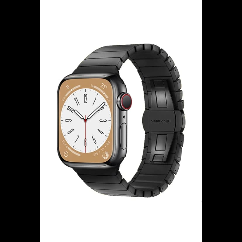 Newface Apple Watch 42mm KR416 Huks Kordon - Siyah