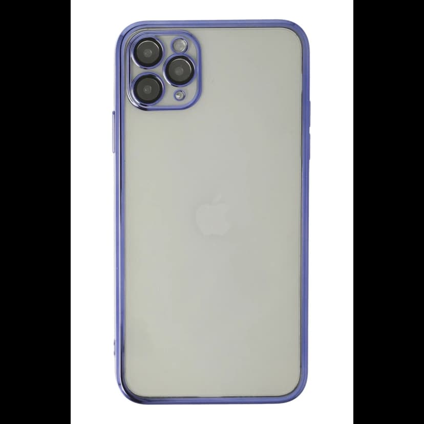 Newface Apple iPhone 11 Pro Kılıf Razer Lensli Silikon - Mor