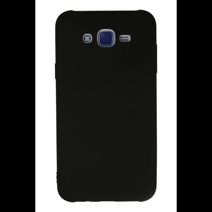 Newface Samsung Galaxy J7 Kılıf Nano içi Kadife Silikon - Siyah