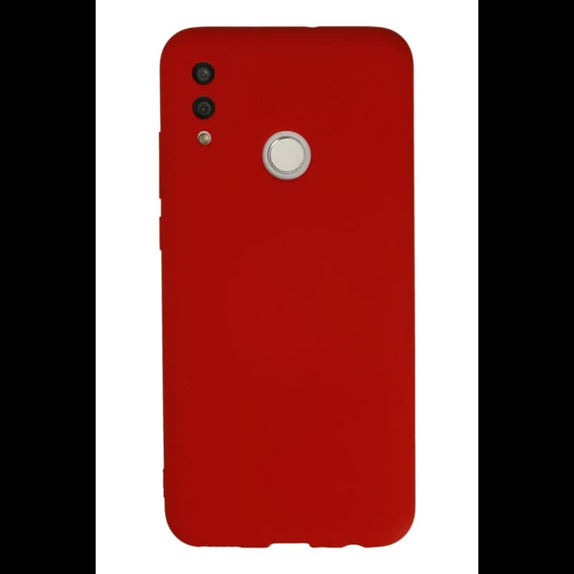 Newface Huawei P Smart 2019 Kılıf Nano içi Kadife Silikon - Kırmızı