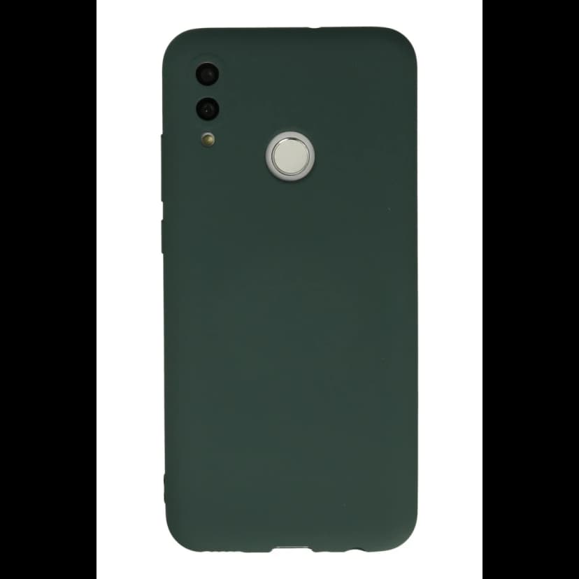 Newface Huawei P Smart 2019 Kılıf Nano içi Kadife Silikon - Koyu Yeşil