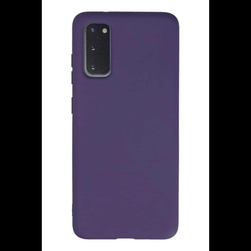 Newface Samsung Galaxy S20 Kılıf Nano içi Kadife Silikon - Mor
