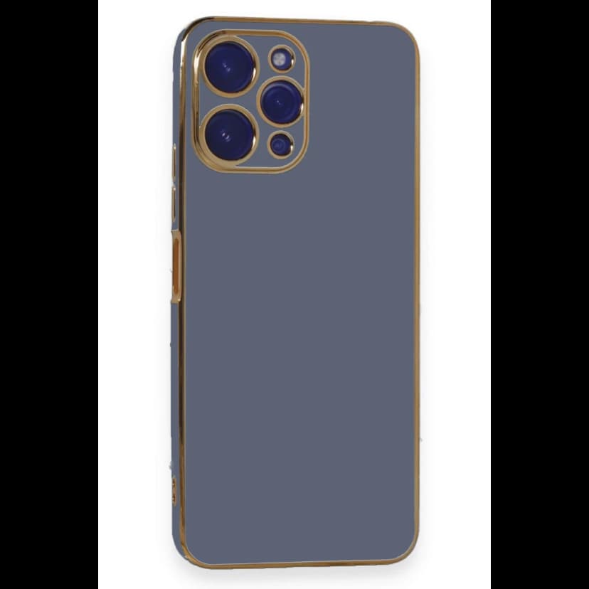 Newface Xiaomi Poco M6 Pro 5G Kılıf Volet Silikon - Mavi