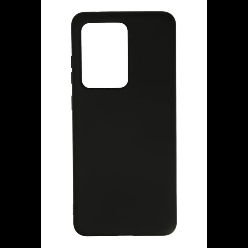 Newface Samsung Galaxy S20 Ultra Kılıf Nano içi Kadife Silikon - Siyah