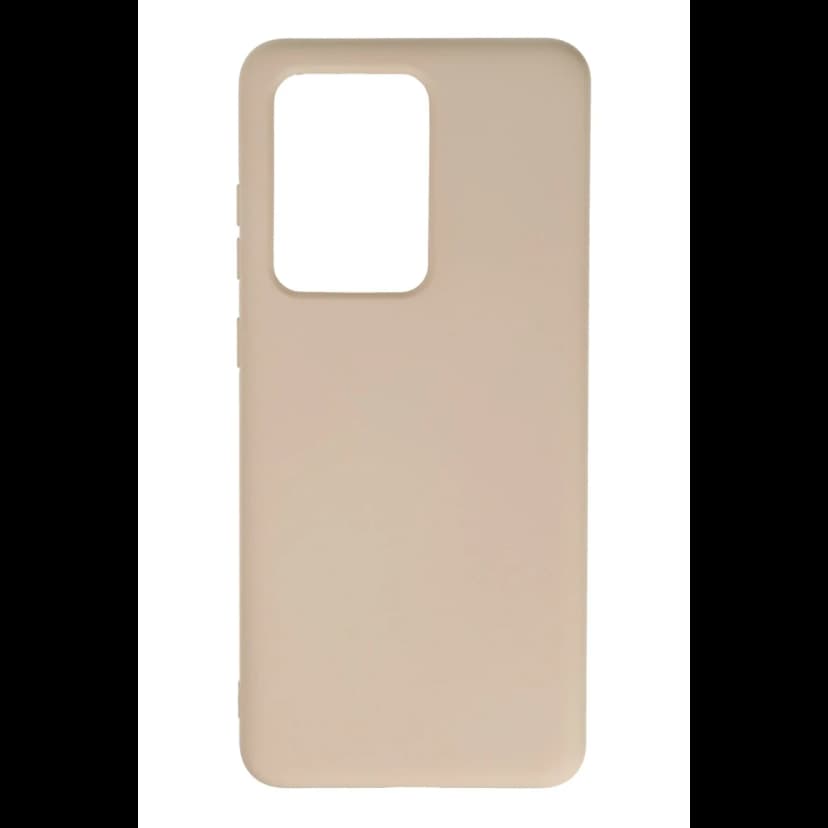 Newface Samsung Galaxy S20 Ultra Kılıf Nano içi Kadife Silikon - Pudra