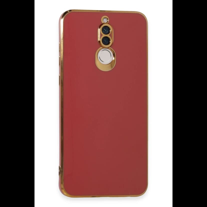 Newface Huawei Mate 10 Lite Kılıf Volet Silikon - Kırmızı