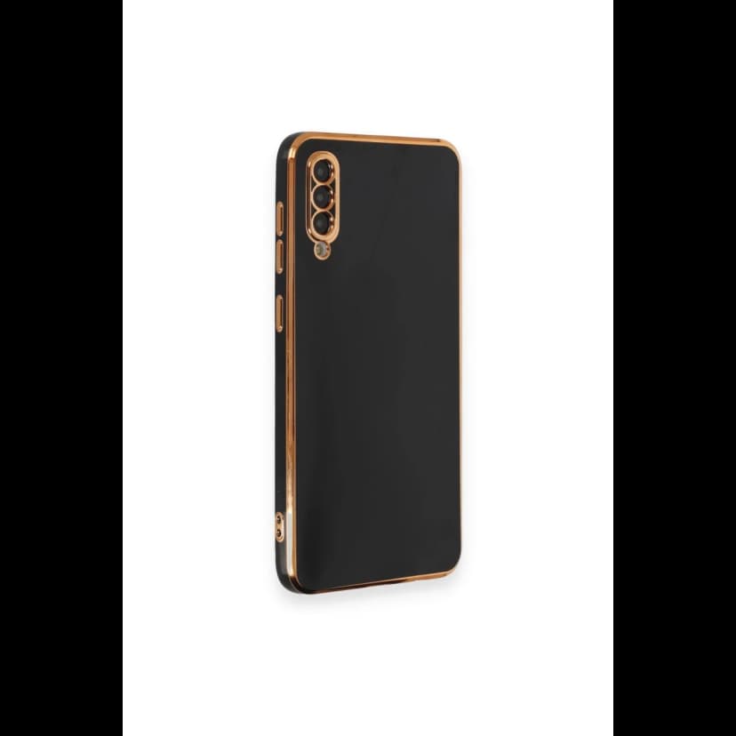 Newface Samsung Galaxy A50 Kılıf Volet Silikon - Siyah