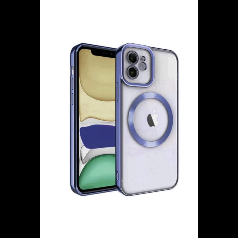 Newface Apple iPhone 11 Kılıf Kross Magneticsafe Kapak - Lacivert