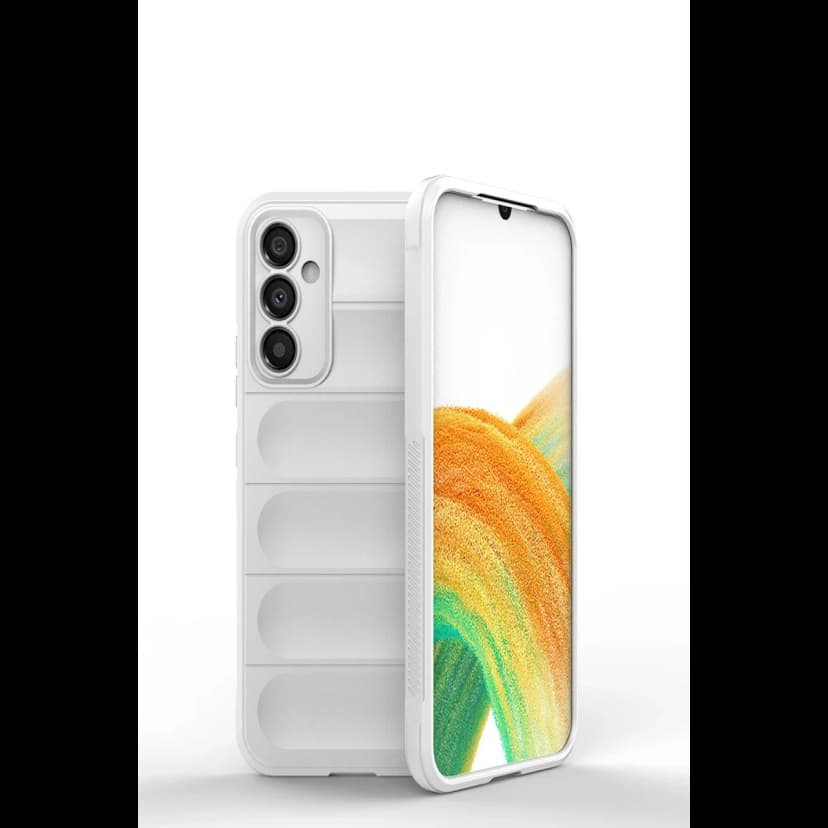 Newface Samsung Galaxy M34 5G Kılıf Optimum Silikon - Krem