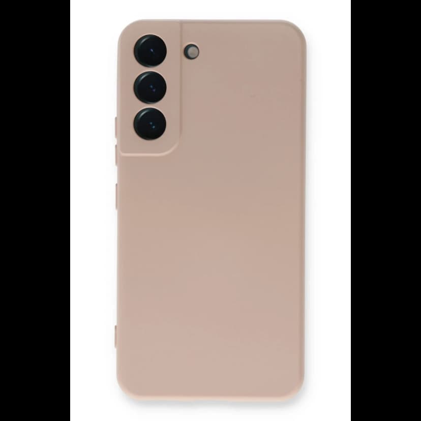 Newface Samsung Galaxy S23 Kılıf Nano içi Kadife Silikon - Pudra