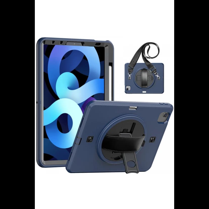 Newface Apple iPad Pro 11 (2020) Kılıf Strap-C Otterbox Tablet Kapak - Lacivert