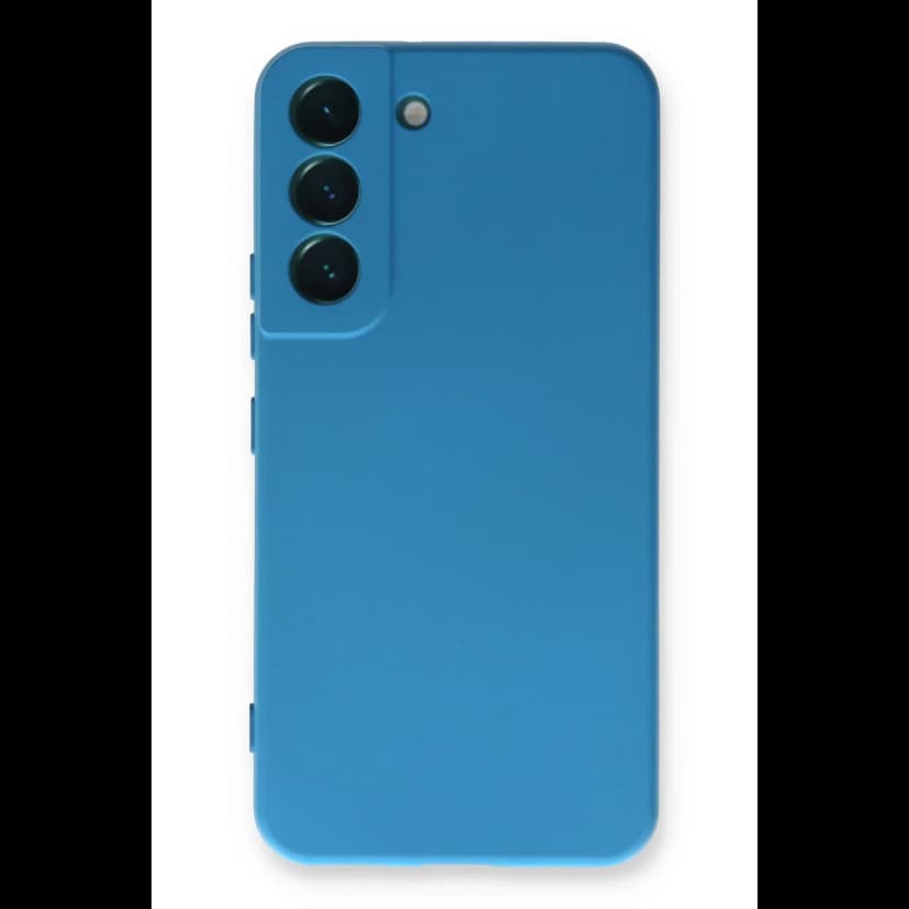 Newface Samsung Galaxy S23 Plus Kılıf Nano içi Kadife Silikon - Mavi