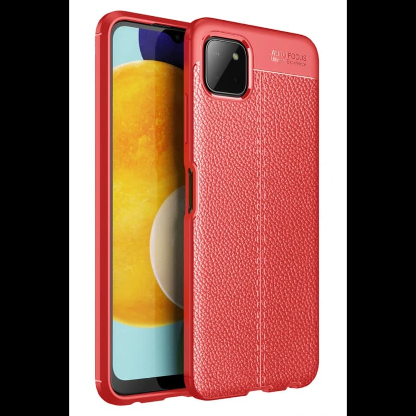Newface Samsung Galaxy A22 Kılıf Auto Focus Kapak - Kırmızı