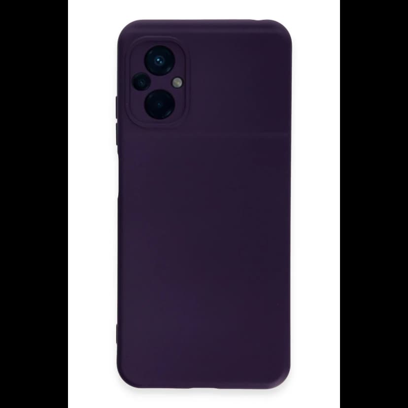 Newface Xiaomi Poco M5 Kılıf Nano içi Kadife Silikon - Mor