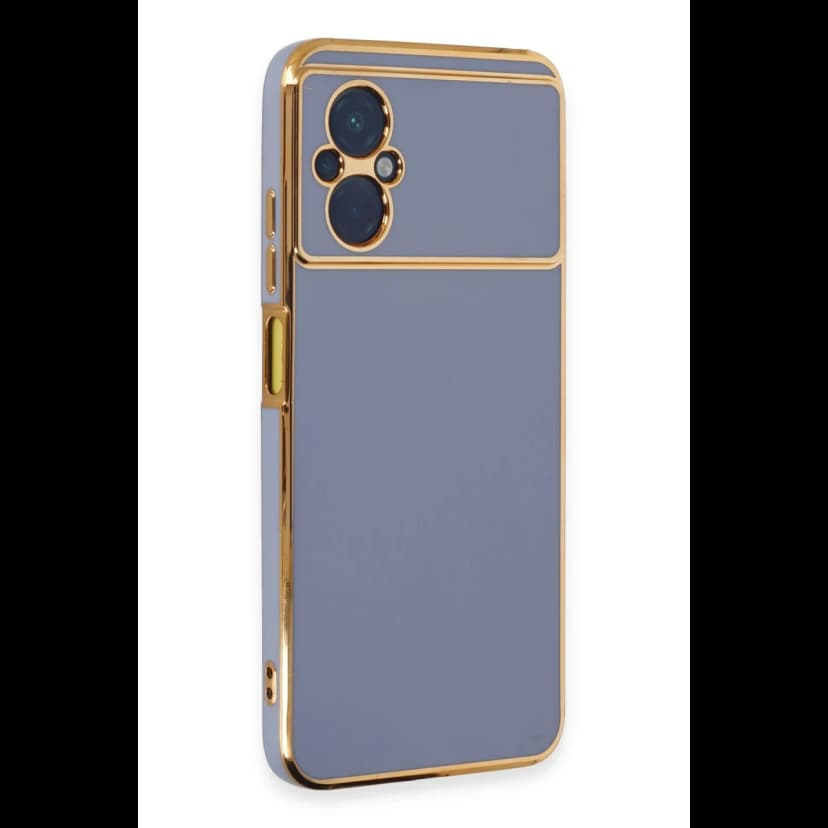 Newface Xiaomi Poco M5 Kılıf Volet Silikon - Mavi