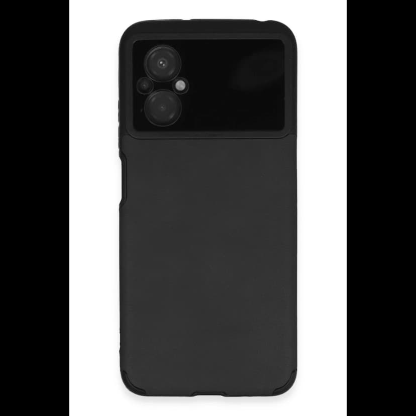 Newface Xiaomi Poco M5 Kılıf Loop Deri Silikon - Siyah
