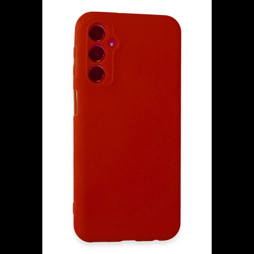 Newface Samsung Galaxy M34 5G Kılıf First Silikon - Kırmızı