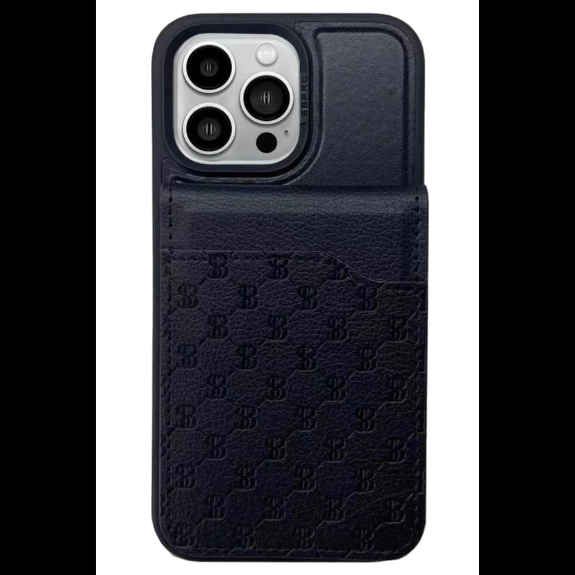 Santa Barbara Polo Racquet Club Apple iPhone 14 Pro Timothy Cüzdanlı Standlı Kapak - Siyah