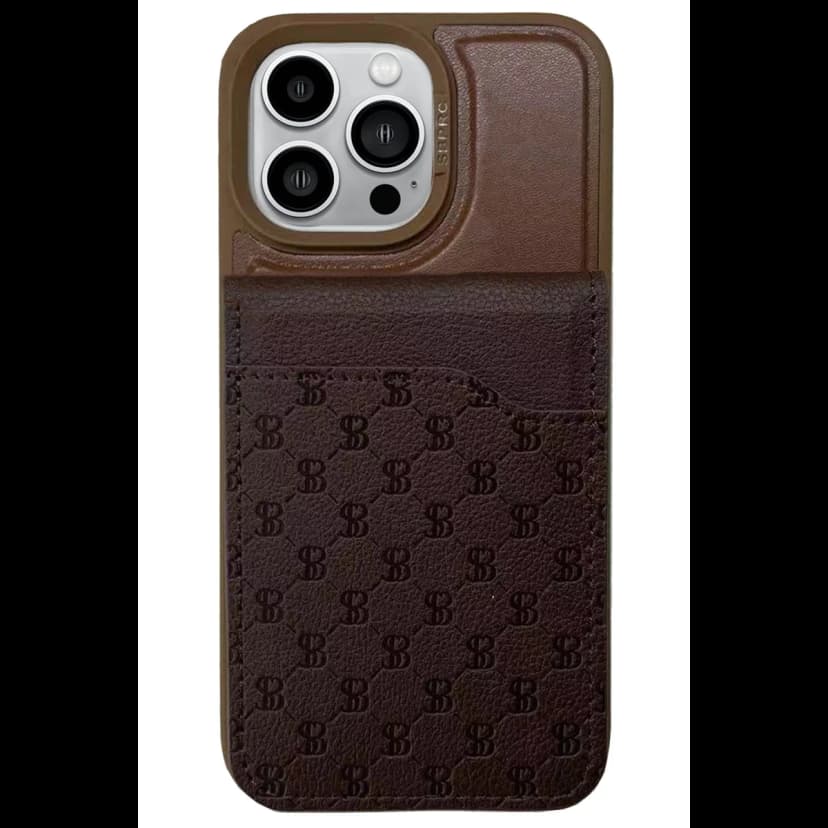 Santa Barbara Polo Racquet Club Apple iPhone 14 Pro Max Timothy Cüzdanlı Standlı Kapak - Kahverengi