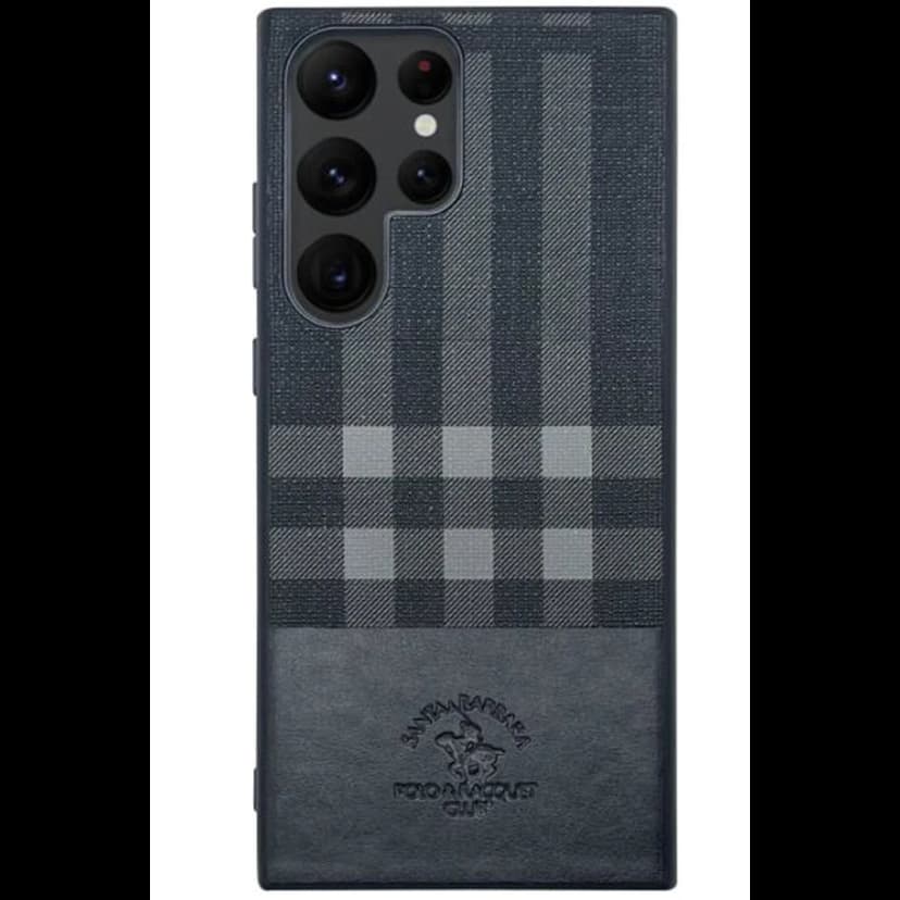 Santa Barbara Polo Racquet Club Samsung Galaxy S23 Ultra Plaid Kapak - Siyah