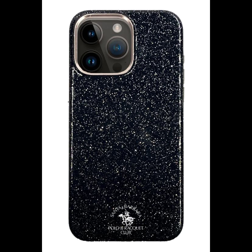 Santa Barbara Polo Racquet Club Apple iPhone 15 Pro Aurora Simli Kapak - Siyah