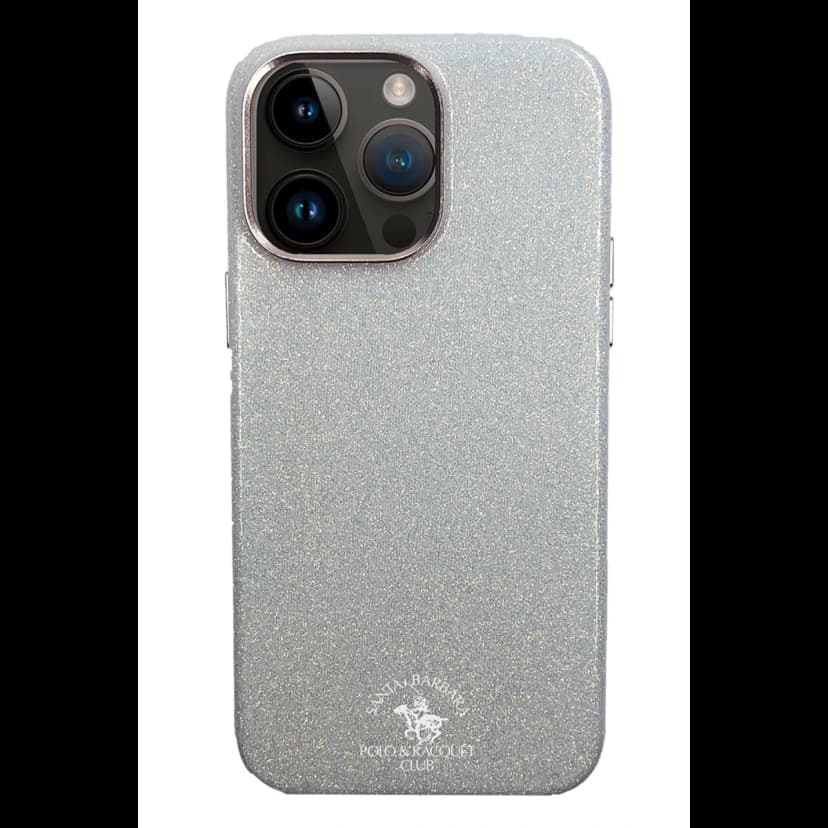 Santa Barbara Polo Racquet Club Apple iPhone 15 Pro Max Aurora Simli Kapak - Beyaz