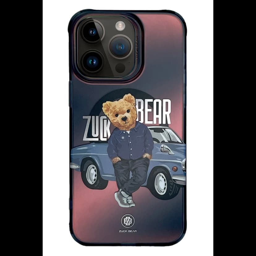 ZuckBear Apple iPhone 15 Pro California Cool Magsafe Kapak - Car