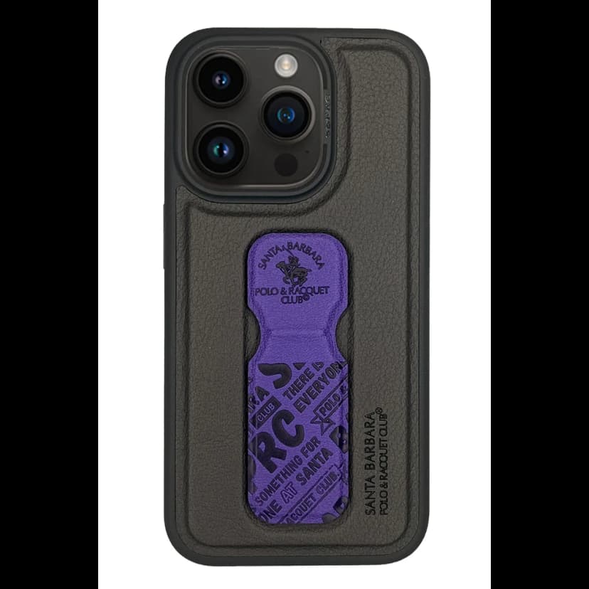 Santa Barbara Polo Racquet Club Apple iPhone 15 Pro Max Blaise Stand Kapak - Mor