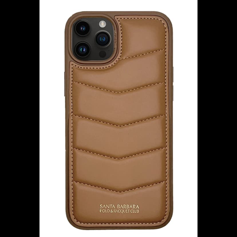 Santa Barbara Polo Racquet Club Apple iPhone 15 Pro Clyde Stand Kapak - Kahverengi