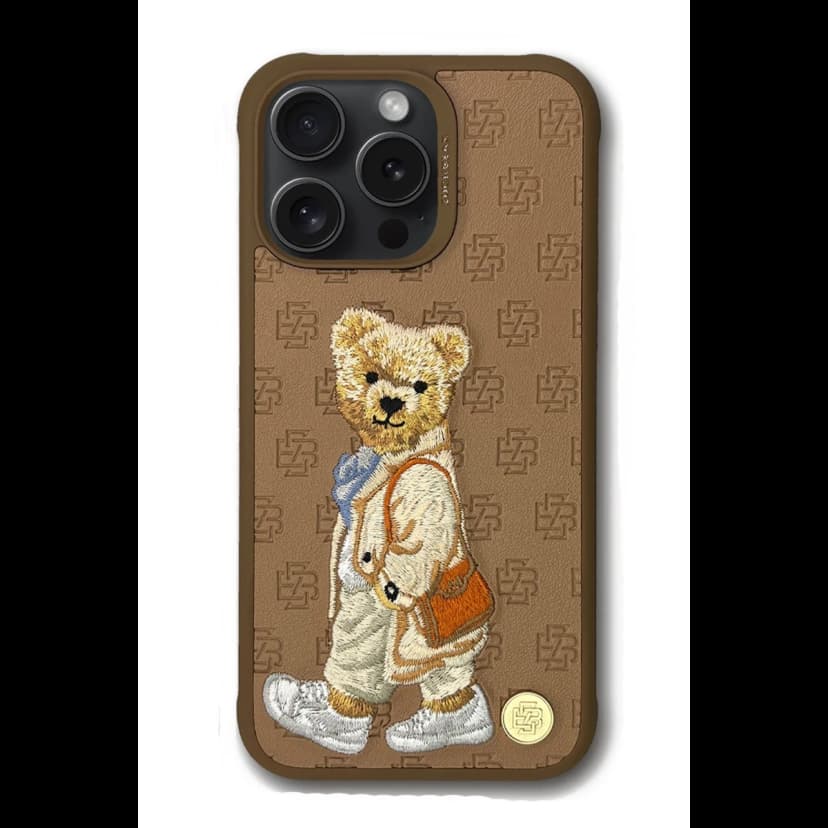 ZuckBear Apple iPhone 15 Pro Paris Gentleman Kapak - Bag