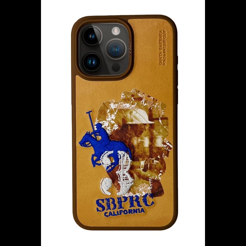 Santa Barbara Polo Racquet Club Apple iPhone 15 Pro Max Marcus Kapak - Kahverengi