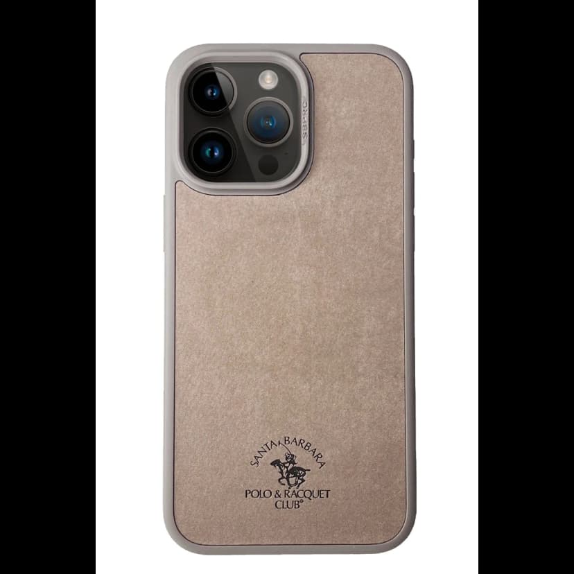 Santa Barbara Polo Racquet Club Apple iPhone 15 Pro Myron Magsafe Kapak - Natural Grey