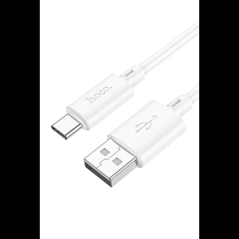 Hoco. X88 1M USB to Type-C Şarj Data Kablosu - Beyaz
