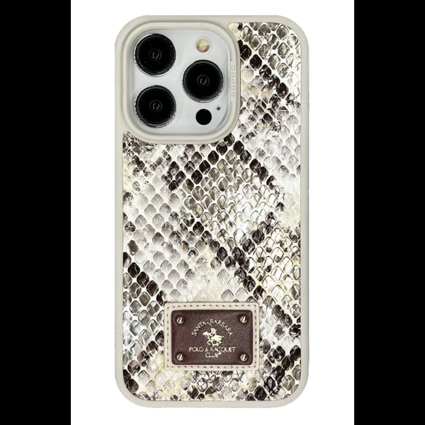 Santa Barbara Polo Racquet Club Apple iPhone 15 Pro Max Sagar Magsafe Kapak - Bej
