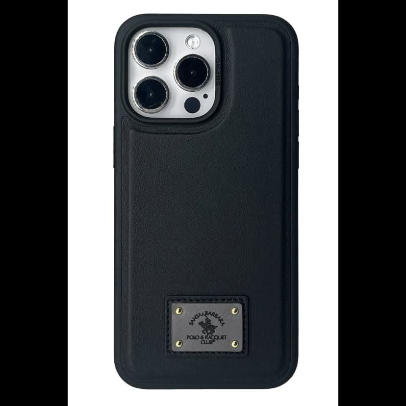 Santa Barbara Polo Racquet Club Apple iPhone 15 Pro Gilbert Kapak - Siyah