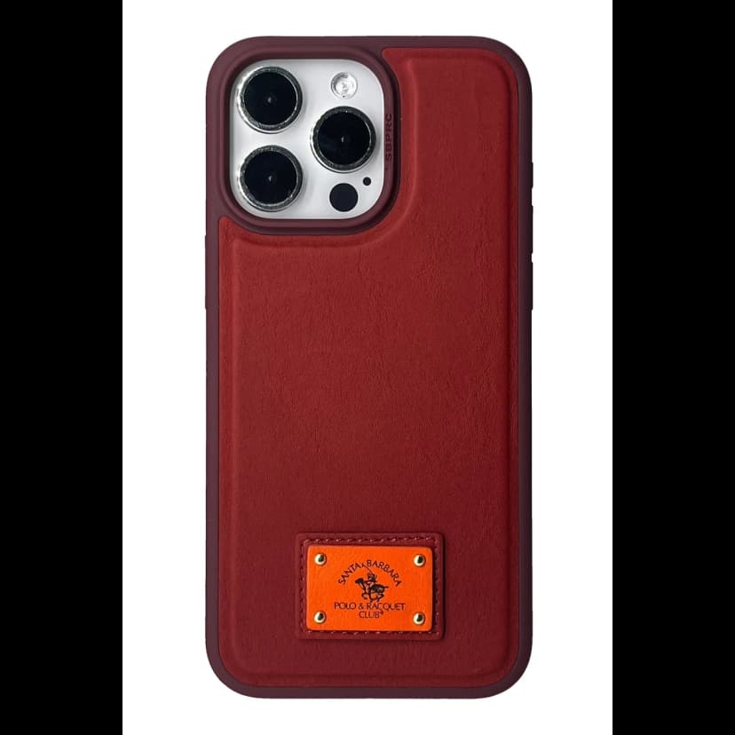 Santa Barbara Polo Racquet Club Apple iPhone 15 Pro Gilbert Kapak - Kırmızı