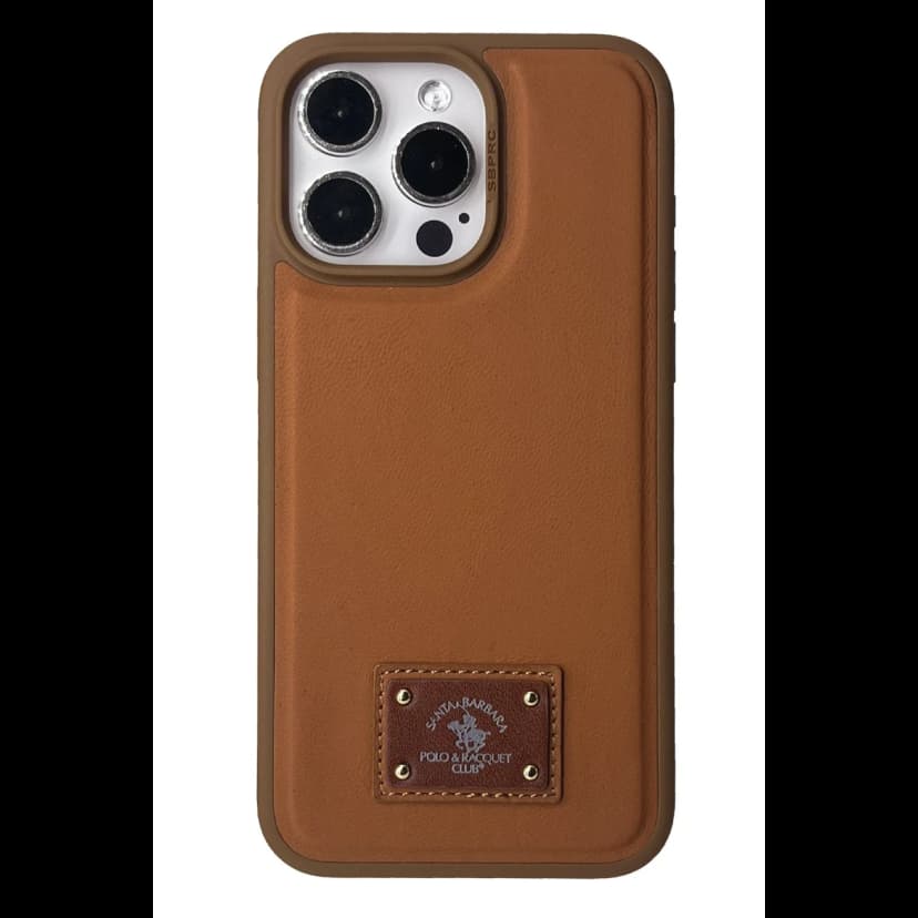 Santa Barbara Polo Racquet Club Apple iPhone 15 Pro Max Gilbert Kapak - Kahverengi