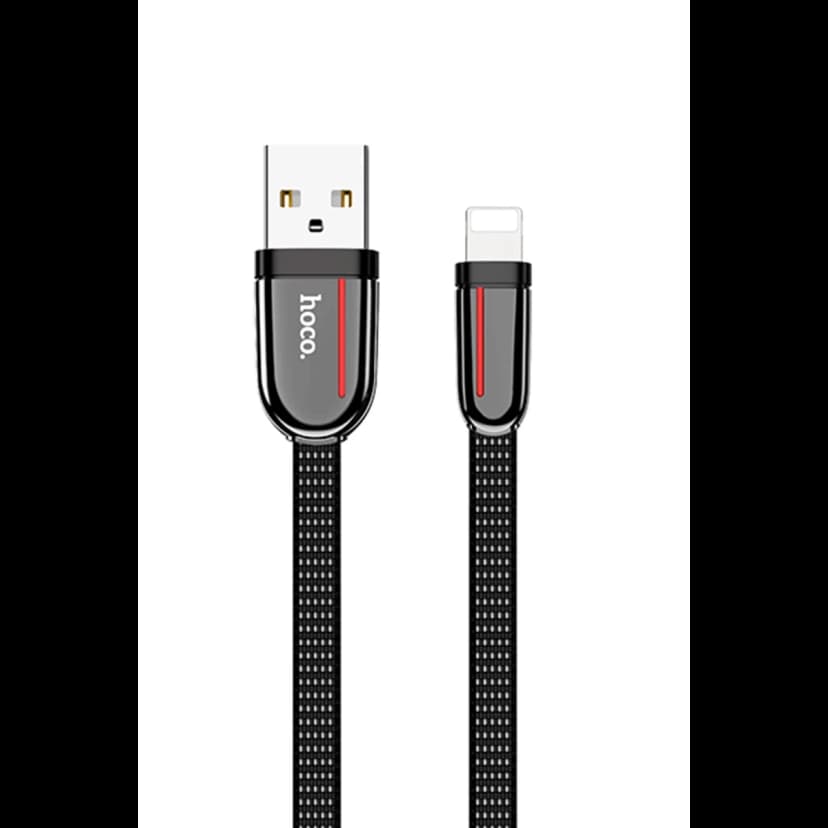 Hoco. U74 USB to Lightning Şarj Data Kablosu - Siyah