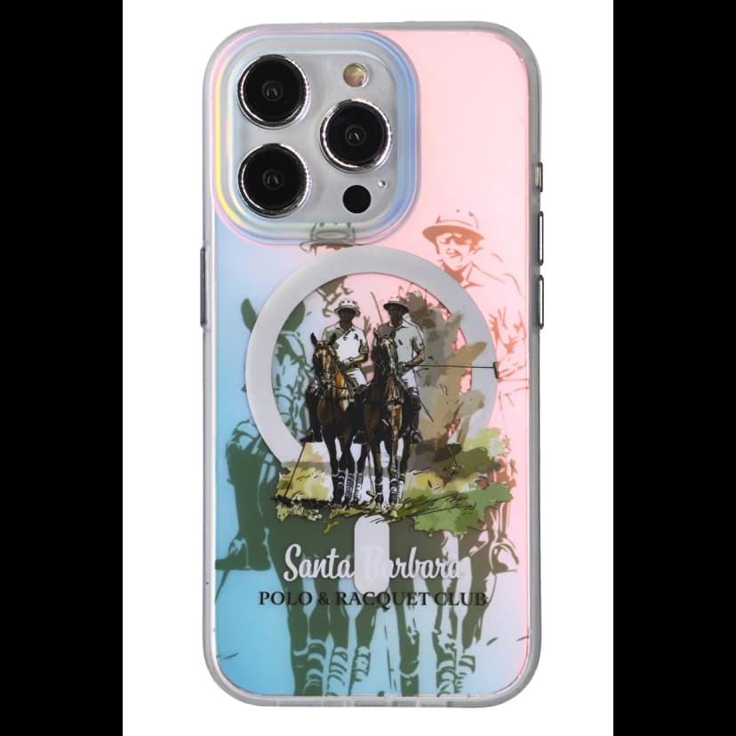 Santa Barbara Polo Racquet Club Apple iPhone 15 Pro Carter Magsafe Kapak - Player