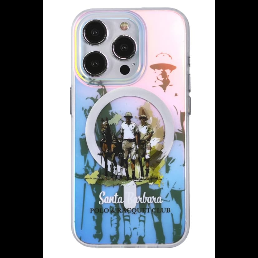 Santa Barbara Polo Racquet Club Apple iPhone 15 Pro Carter Magsafe Kapak - Standing