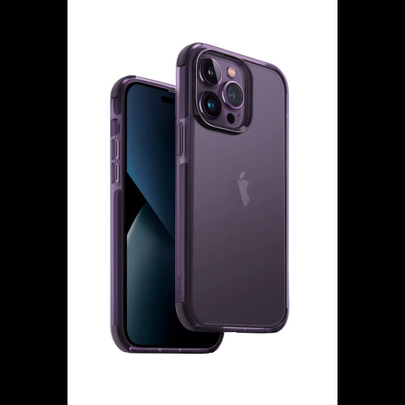 Uniq Apple iPhone 14 Pro Combat Kapak - Derin Mor
