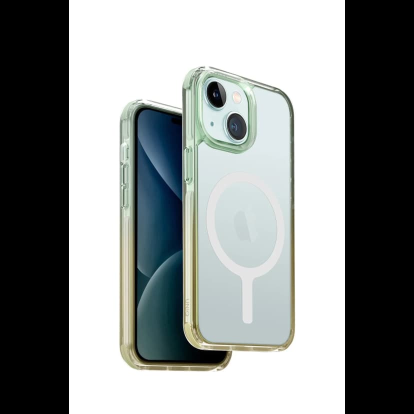 Uniq Apple iPhone 15 Combat Duo Magsafe Kapak - Yeşil