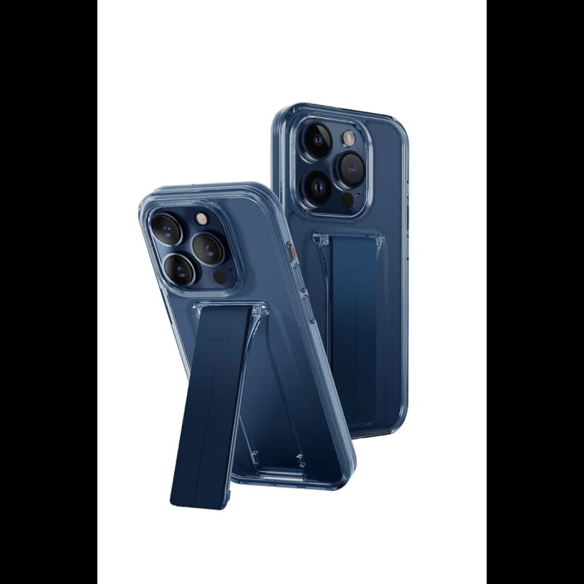 Uniq Apple iPhone 15 Pro Max Heldro Mount Standlı Kapak - Lacivert
