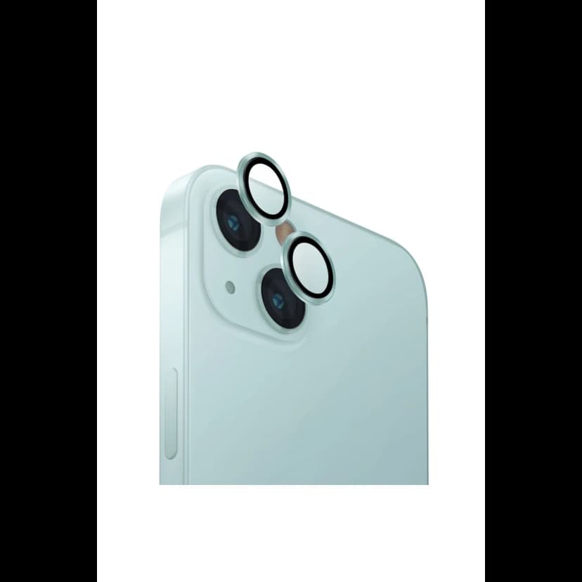 Uniq Apple iPhone 15 Optix Alüminyum Kamera Lens Koruyucu - Yeşil