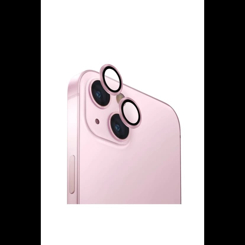Uniq Apple iPhone 15 Optix Alüminyum Kamera Lens Koruyucu - Pembe