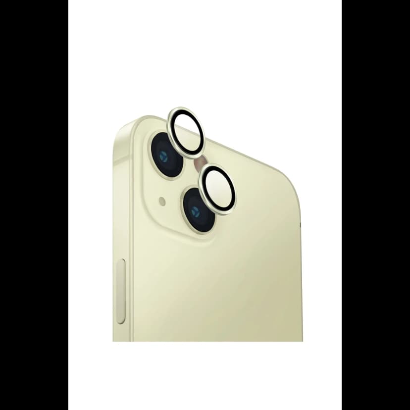 Uniq Apple iPhone 15 Optix Alüminyum Kamera Lens Koruyucu - Sarı