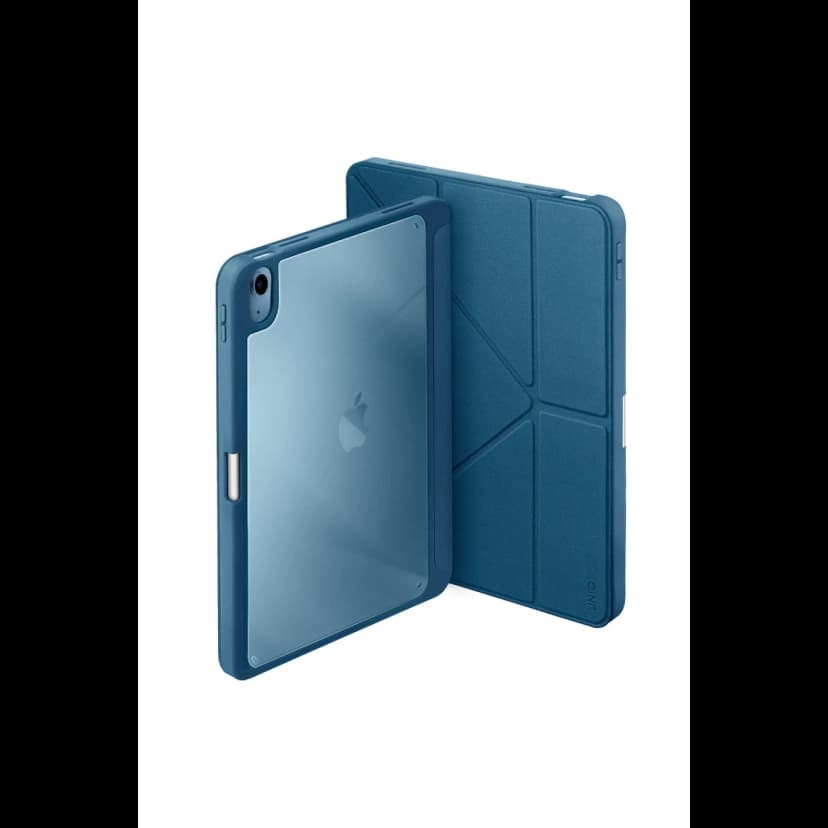 Uniq Apple iPad 2025 10.9 10.Nesil (A16) Moven Standlı Tablet Kapak - Açık Mavi